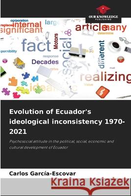 Evolution of Ecuador's ideological inconsistency 1970-2021 García-Escovar, Carlos 9786203893168