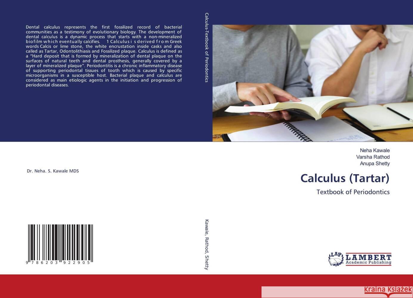 Calculus (Tartar) Kawale, Neha, Rathod, Varsha, Shetty, Anupa 9786203922905