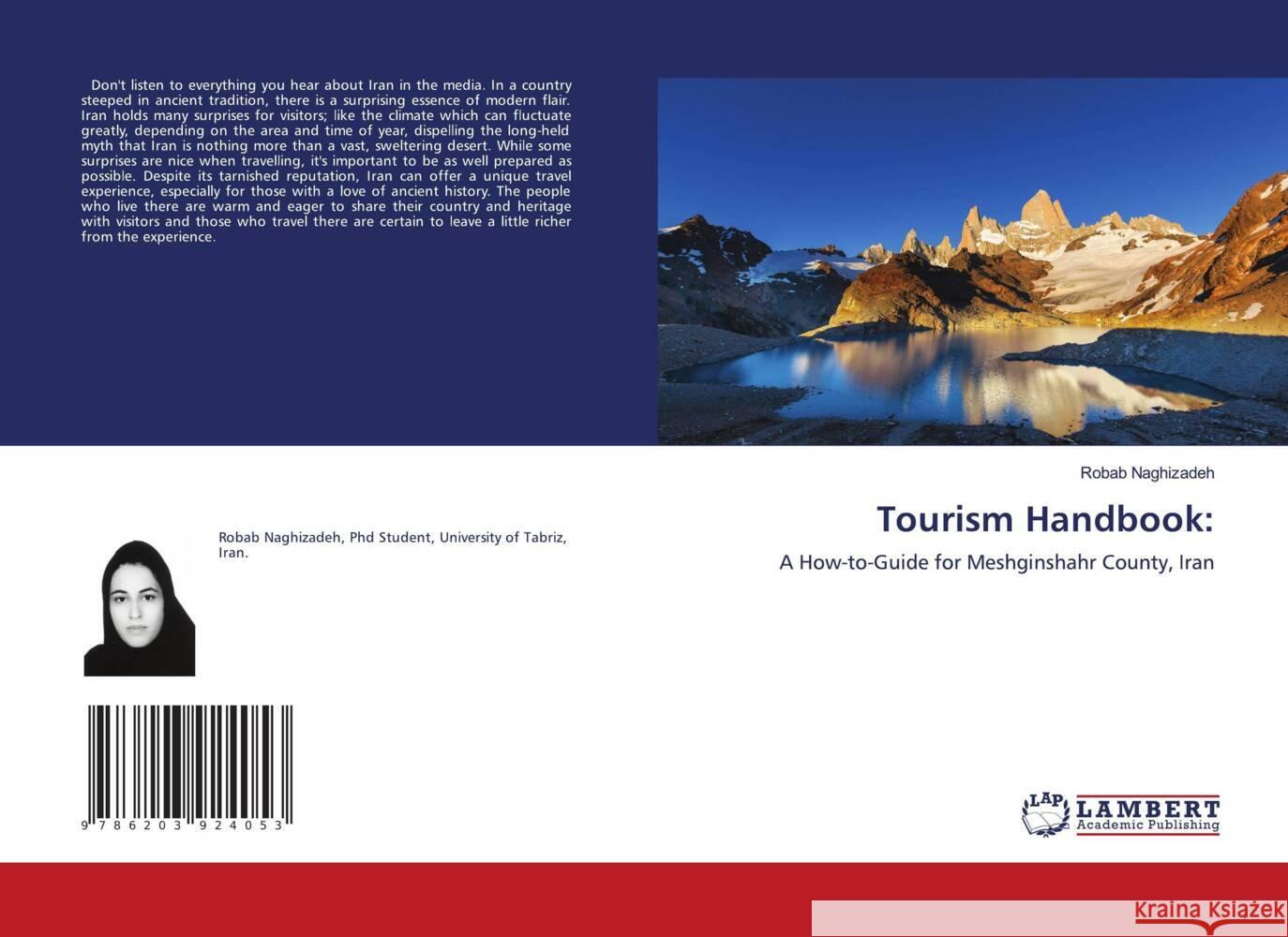 Tourism Handbook: Naghizadeh, Robab 9786203924053