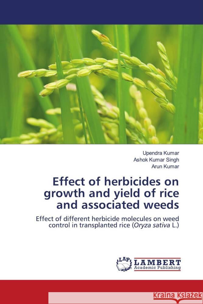 Effect of herbicides on growth and yield of rice and associated weeds Kumar, Upendra, Kumar Singh, Ashok, Kumar, Arun 9786203925241