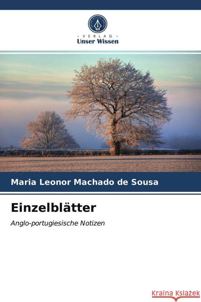 Einzelblätter Machado de Sousa, Maria Leonor 9786204024172