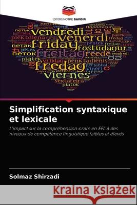 Simplification syntaxique et lexicale Solmaz Shirzadi 9786204053950