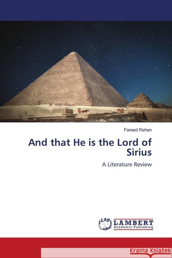 And that He is the Lord of Sirius Rehan, Fareed 9786204198774