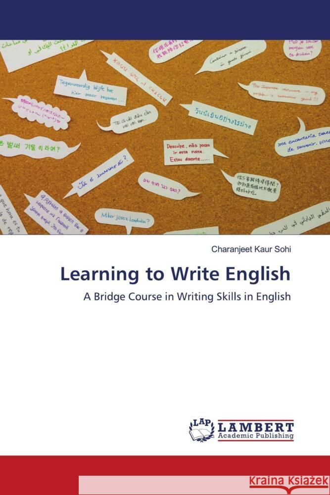 Learning to Write English Kaur Sohi, Charanjeet 9786204199924