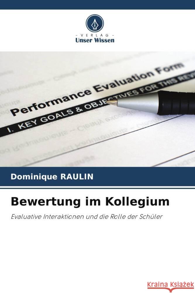 Bewertung im Kollegium RAULIN, Dominique 9786204217857