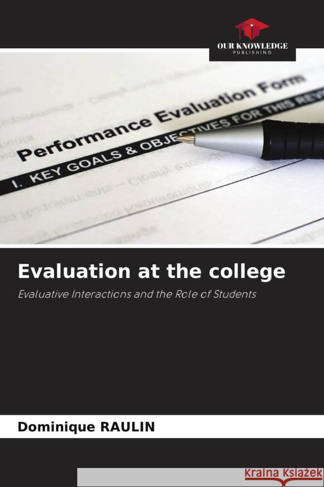 Evaluation at the college RAULIN, Dominique 9786204217949