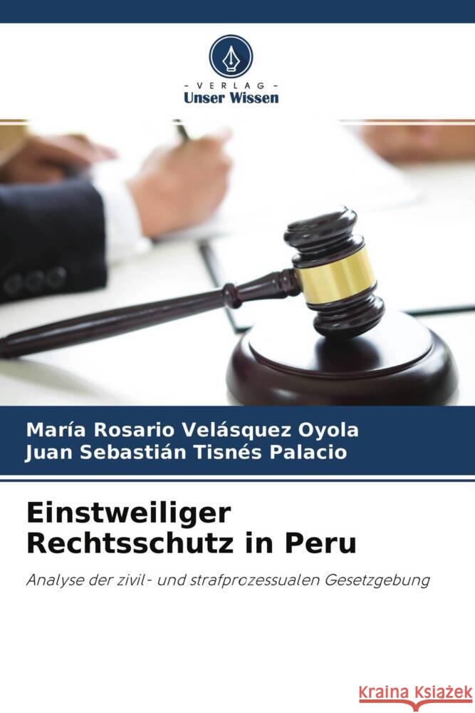 Einstweiliger Rechtsschutz in Peru Velásquez Oyola, María  Rosario, Tisnés Palacio, Juan  Sebastián 9786204286587