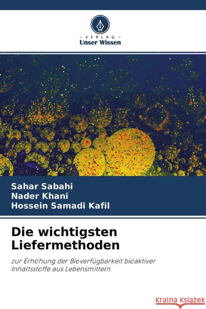 Die wichtigsten Liefermethoden Sabahi, Sahar, Khani, Nader, Samadi Kafil, Hossein 9786204332048