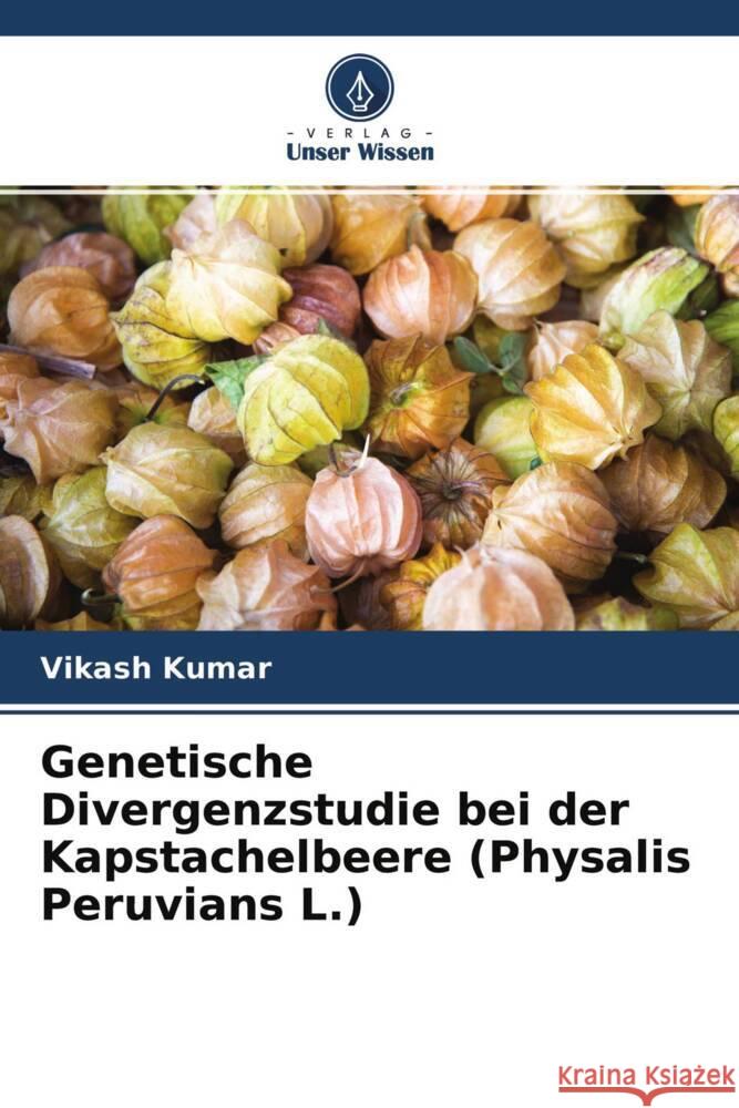 Genetische Divergenzstudie bei der Kapstachelbeere (Physalis Peruvians L.) Kumar, Vikash 9786204375281