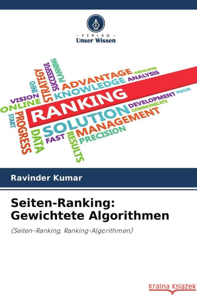 Seiten-Ranking: Gewichtete Algorithmen Kumar, Ravinder 9786204433387