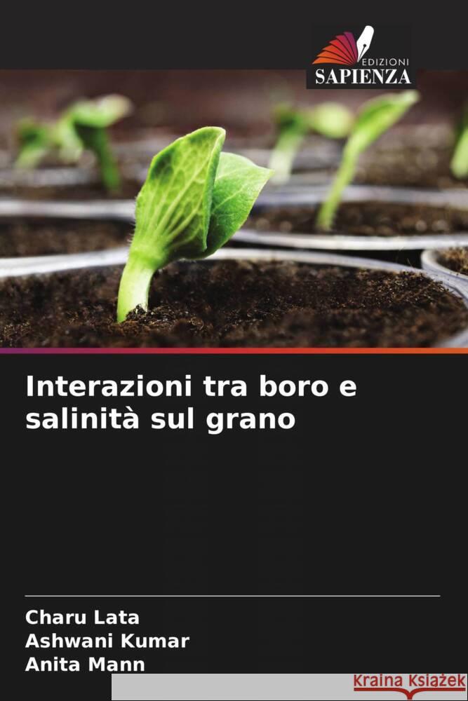 Interazioni tra boro e salinità sul grano Lata, Charu, Kumar, Ashwani, Mann, Anita 9786204512839 Edizioni Sapienza