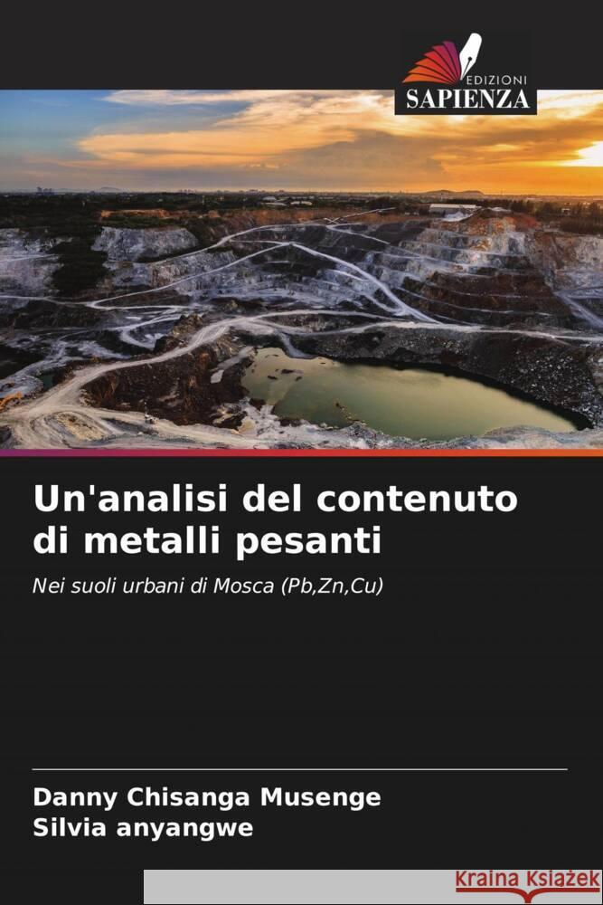 Un'analisi del contenuto di metalli pesanti Musenge, Danny Chisanga, anyangwe, Silvia 9786204517407 Edizioni Sapienza