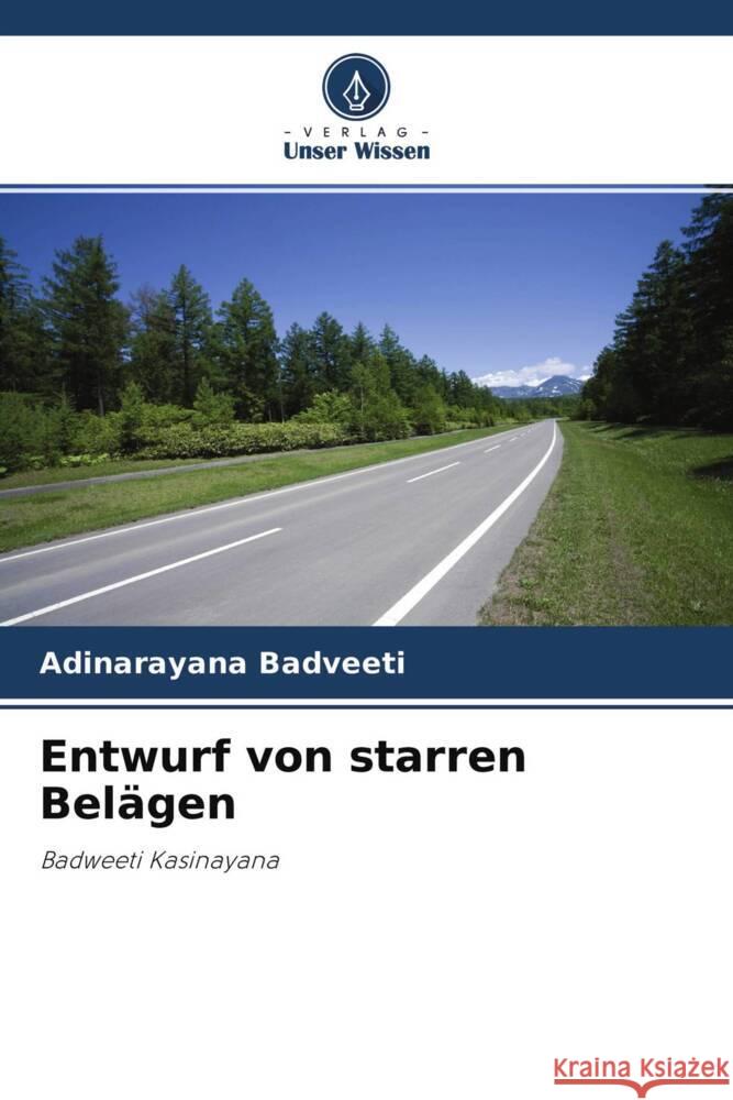 Entwurf von starren Belägen Badveeti, Adinarayana 9786204546759