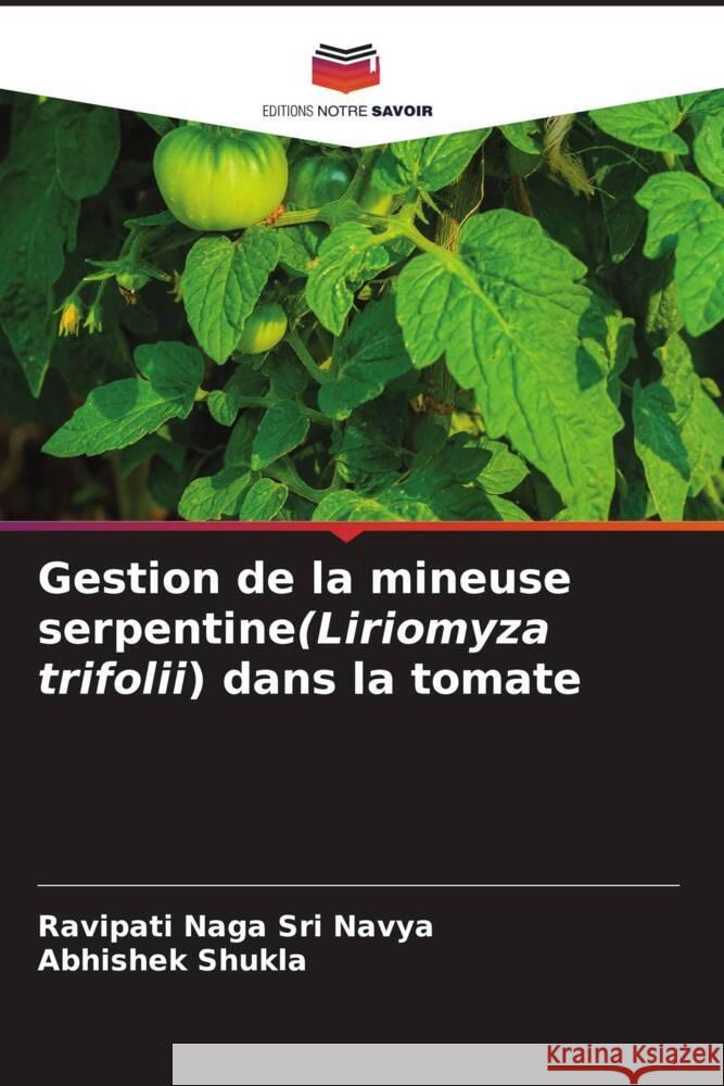 Gestion de la mineuse serpentine(Liriomyza trifolii) dans la tomate Navya, Ravipati Naga Sri, Shukla, Abhishek 9786204594279 Editions Notre Savoir