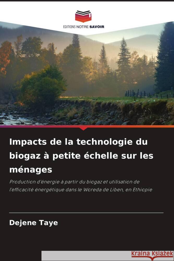 Impacts de la technologie du biogaz à petite échelle sur les ménages Taye, Dejene 9786204594644
