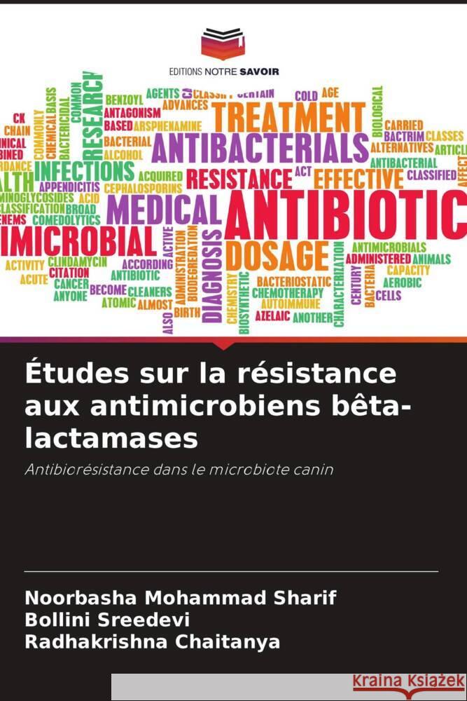 Études sur la résistance aux antimicrobiens bêta-lactamases Mohammad Sharif, Noorbasha, SREEDEVI, BOLLINI, Chaitanya, Radhakrishna 9786204602585