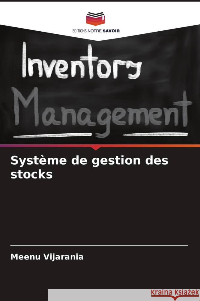 Système de gestion des stocks Vijarania, Meenu 9786204669236