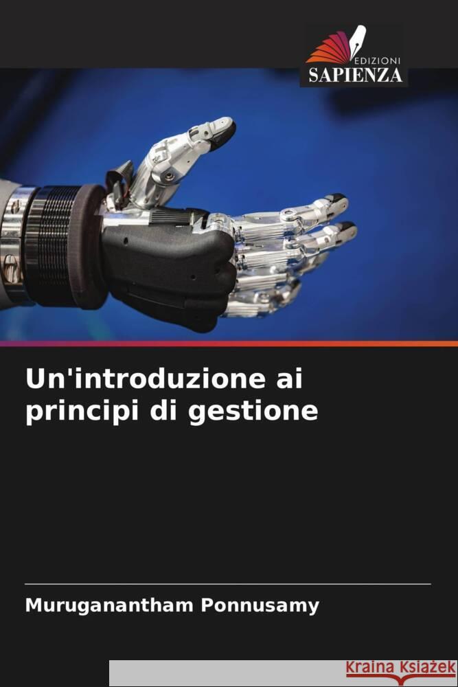 Un'introduzione ai principi di gestione Ponnusamy, Muruganantham 9786204693460