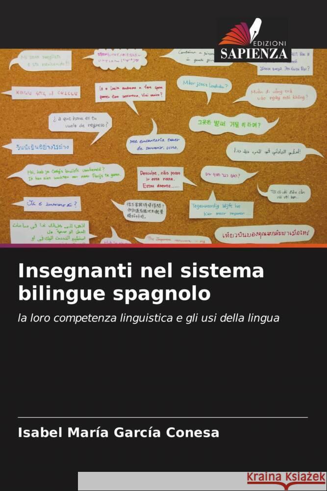 Insegnanti nel sistema bilingue spagnolo Garcia Conesa, Isabel Maria 9786204712031