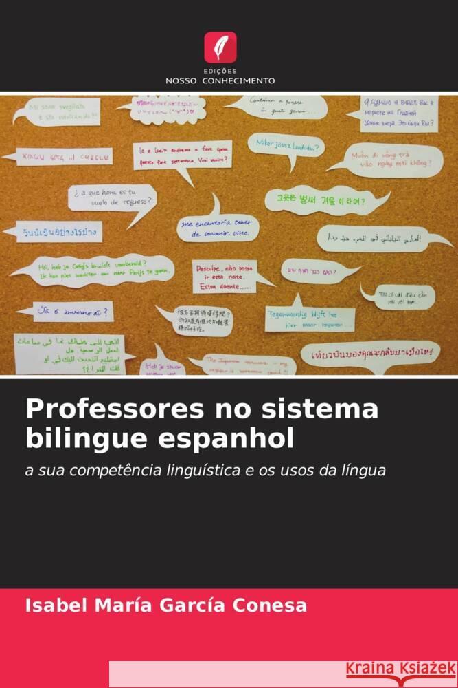 Professores no sistema bilingue espanhol Garcia Conesa, Isabel Maria 9786204712048