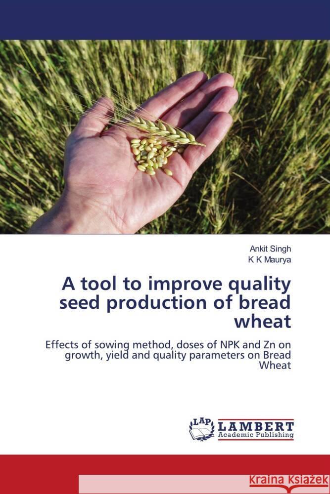 A tool to improve quality seed production of bread wheat Singh, Ankit, Maurya, K K 9786204726038 LAP Lambert Academic Publishing