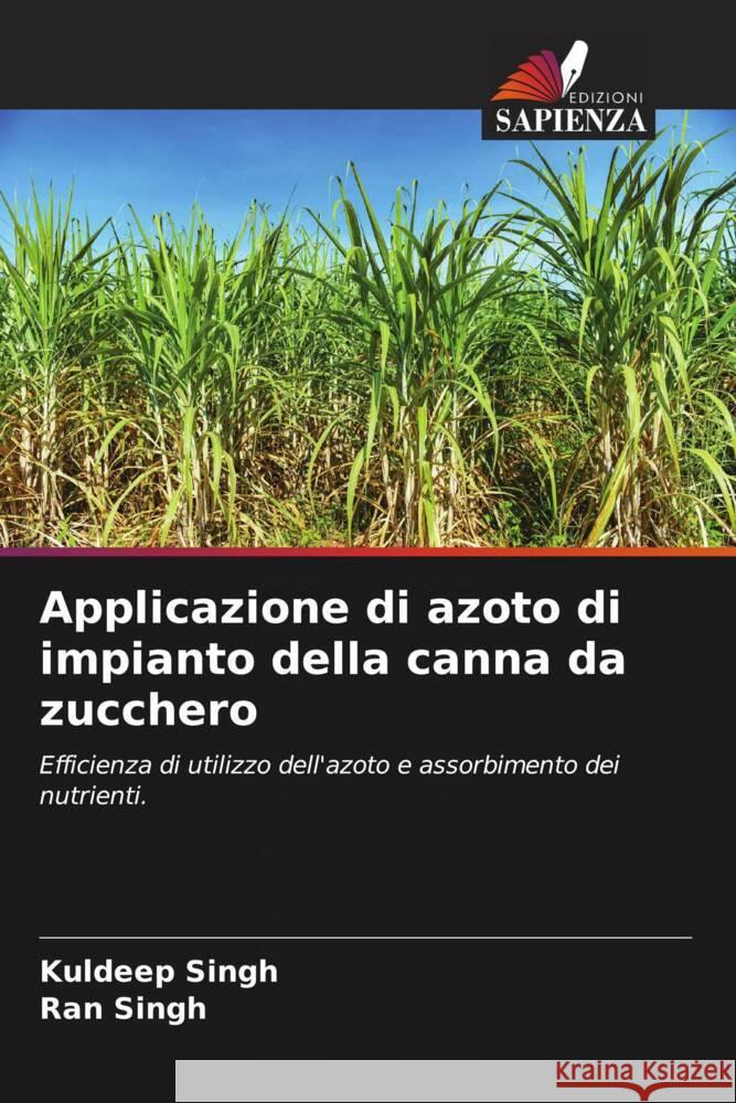 Applicazione di azoto di impianto della canna da zucchero Singh, Kuldeep, Singh, Ran 9786204756806 Edizioni Sapienza