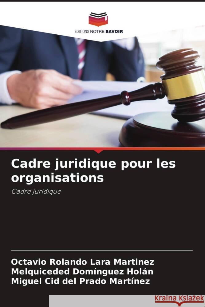 Cadre juridique pour les organisations Lara Martinez, Octavio Rolando, Domínguez Holán, Melquiceded, Cid del Prado Martínez, Miguel 9786204764450 Editions Notre Savoir