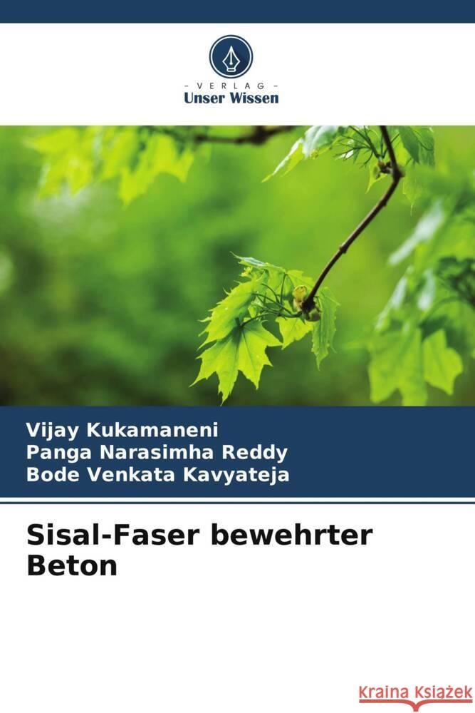 Sisal-Faser bewehrter Beton Kukamaneni, Vijay, Reddy, Panga Narasimha, Kavyateja, Bode Venkata 9786204782928