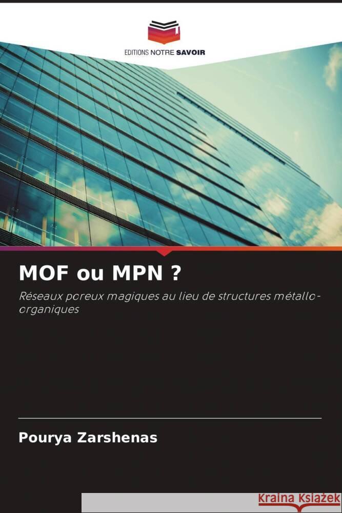 MOF ou MPN ? Zarshenas, Pourya 9786204835211 Editions Notre Savoir
