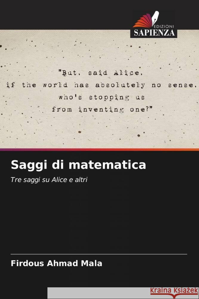 Saggi di matematica Mala, Firdous Ahmad 9786204857213