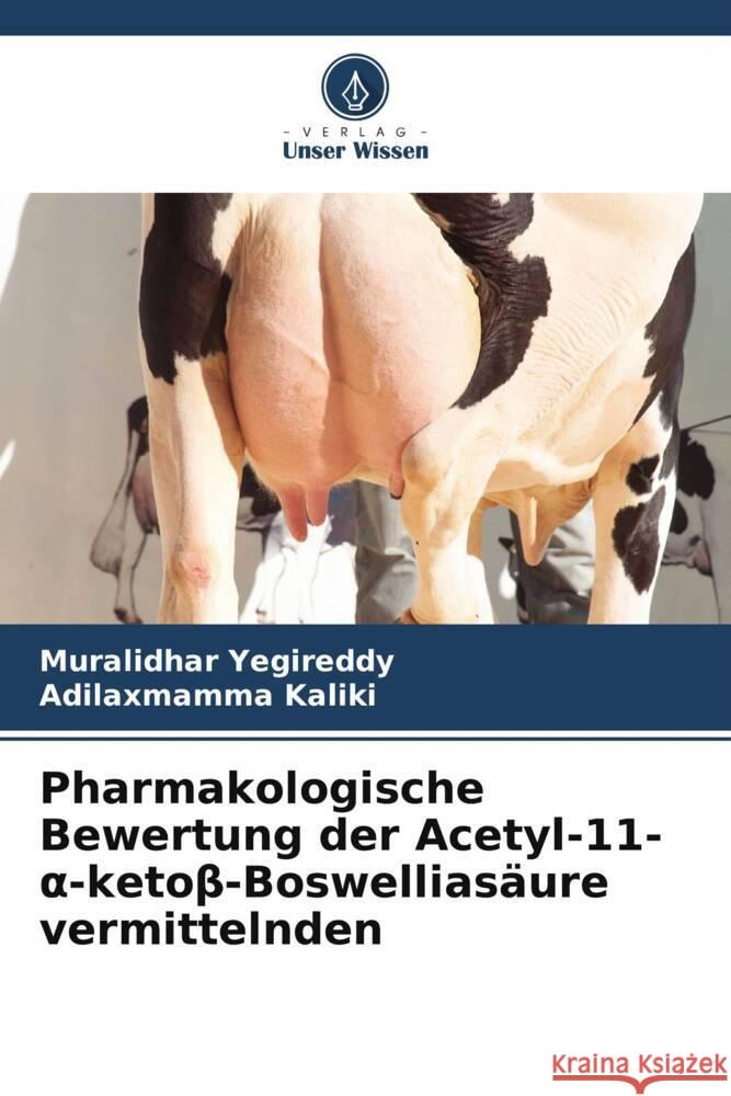 Pharmakologische Bewertung der Acetyl-11- -ketobeta-Boswelliasäure vermittelnden Yegireddy, Muralidhar, Kaliki, Adilaxmamma 9786204943152