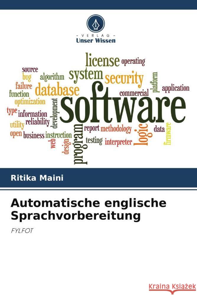 Automatische englische Sprachvorbereitung Maini, Ritika 9786204951669