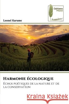 Harmonie ?cologique Leonel Karume 9786204974774