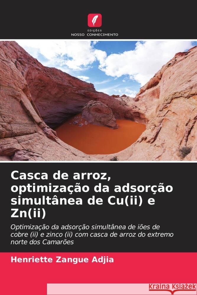 Casca de arroz, optimização da adsorção simultânea de Cu(ii) e Zn(ii) Zangue Adjia, Henriette 9786205031377 Edições Nosso Conhecimento