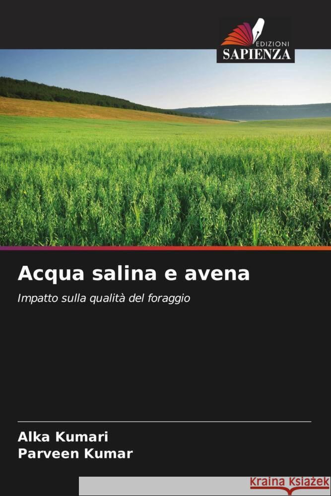 Acqua salina e avena Kumari, Alka, Kumar, Parveen 9786205042458