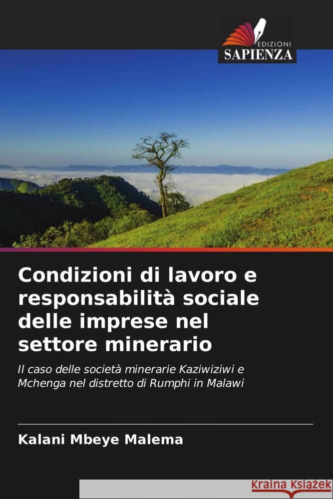 Condizioni di lavoro e responsabilità sociale delle imprese nel settore minerario Malema, Kalani Mbeye 9786205079461