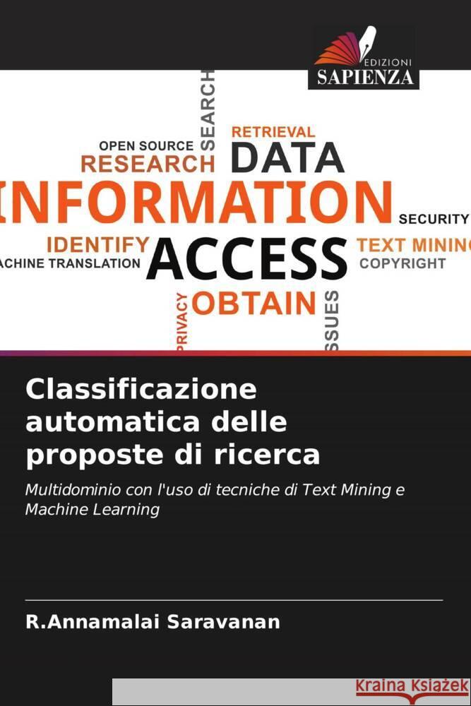 Classificazione automatica delle proposte di ricerca Saravanan, R.Annamalai 9786205086001