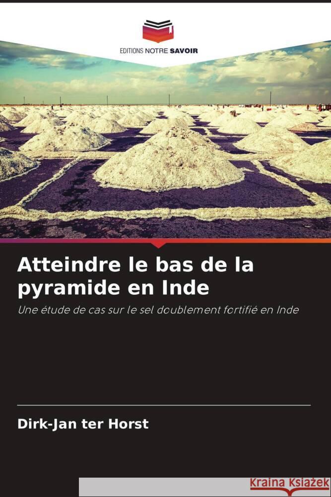 Atteindre le bas de la pyramide en Inde ter Horst, Dirk-Jan 9786205097755