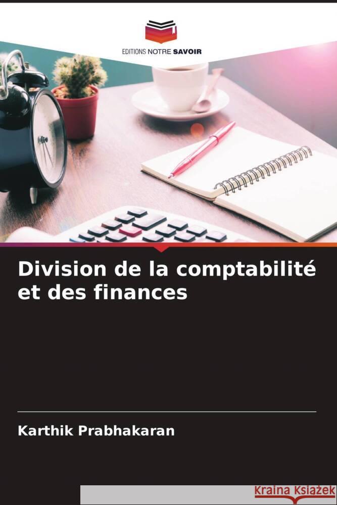 Division de la comptabilité et des finances Prabhakaran, Karthik 9786205100509