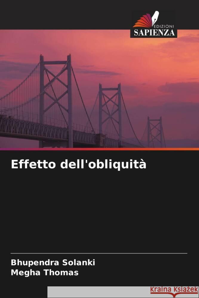 Effetto dell'obliquità Solanki, Bhupendra, Thomas, Megha 9786205144244 Edizioni Sapienza