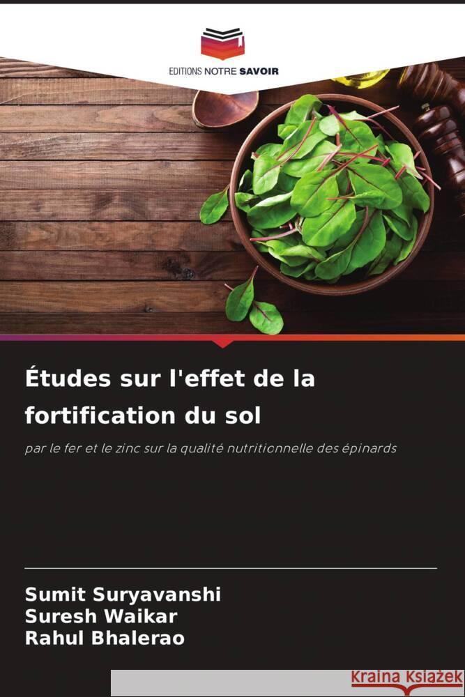 Études sur l'effet de la fortification du sol Suryavanshi, Sumit, Waikar, Suresh, Bhalerao, Rahul 9786205223161