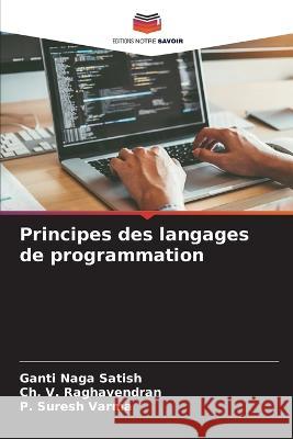 Principes des langages de programmation Ganti Nag Ch V. Raghavendran P. Suresh Varma 9786205304792