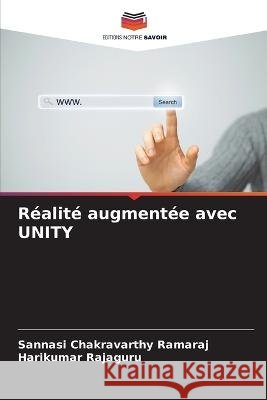 Réalité augmentée avec UNITY Ramaraj, Sannasi Chakravarthy 9786205308196