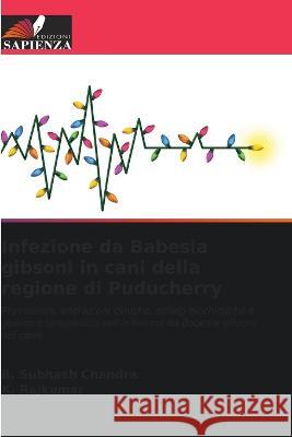 Infezione da Babesia gibsoni in cani della regione di Puducherry B Subhash Chandra K Rajkumar  9786205334614 Edizioni Sapienza