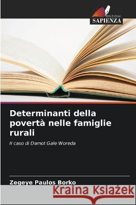Determinanti della povertà nelle famiglie rurali Zegeye Paulos Borko 9786205387504 Edizioni Sapienza