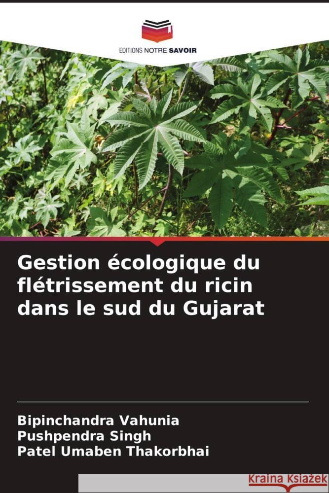 Gestion écologique du flétrissement du ricin dans le sud du Gujarat Vahunia, Bipinchandra, Singh, Pushpendra, Umaben Thakorbhai, Patel 9786205407233 Editions Notre Savoir