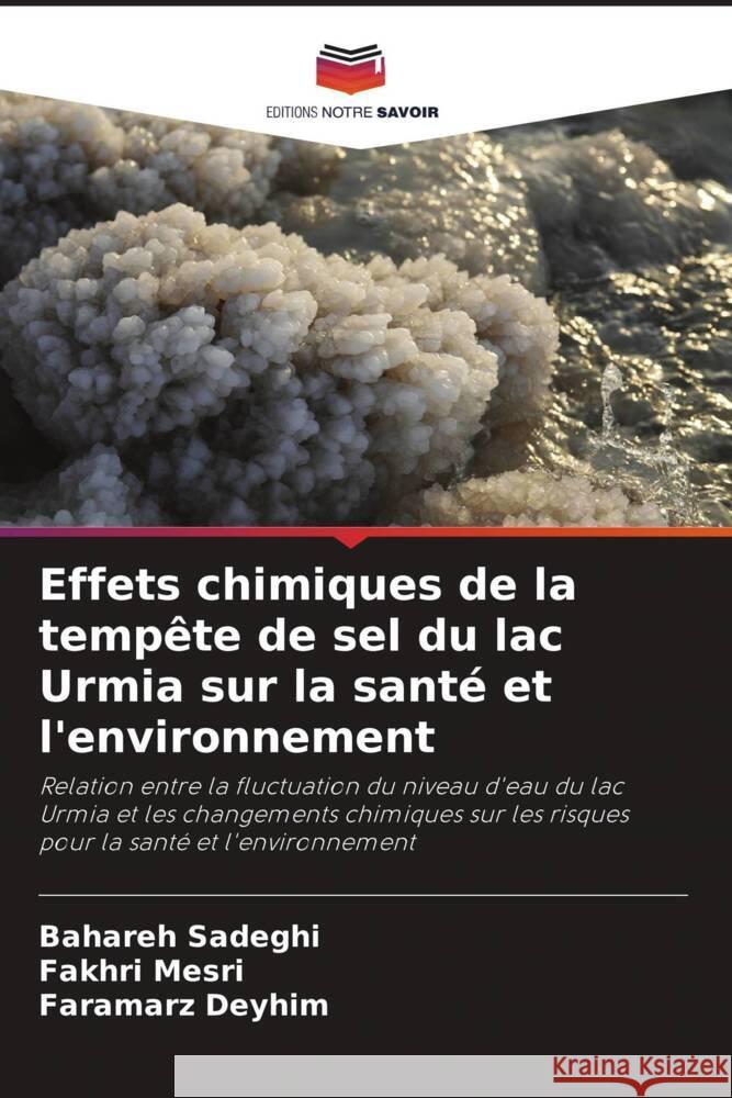 Effets chimiques de la tempête de sel du lac Urmia sur la santé et l'environnement Sadeghi, Bahareh, Mesri, Fakhri, Deyhim, Faramarz 9786205417560
