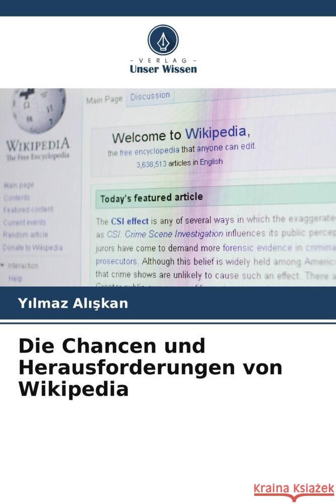 Die Chancen und Herausforderungen von Wikipedia Aliskan, Yilmaz 9786205444818