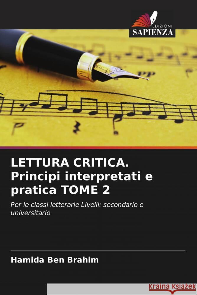 LETTURA CRITICA. Principi interpretati e pratica TOME 2 Ben Brahim, Hamida 9786205450420