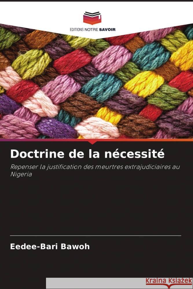 Doctrine de la nécessité Bawoh, Eedee-Bari 9786205455807